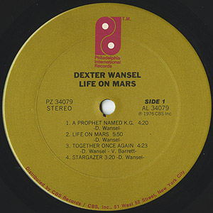 Dexter Wansel / Life On Mars (LP) / Philadelphia International