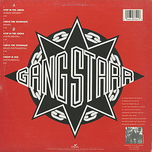 Gangstarr / Step In The Arena/Check The Technique(12inch