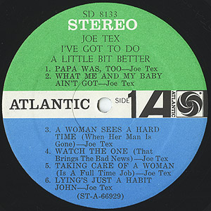 Joe Tex / I've Got To Do A Little Bit Better (LP) / Atlantic 1966