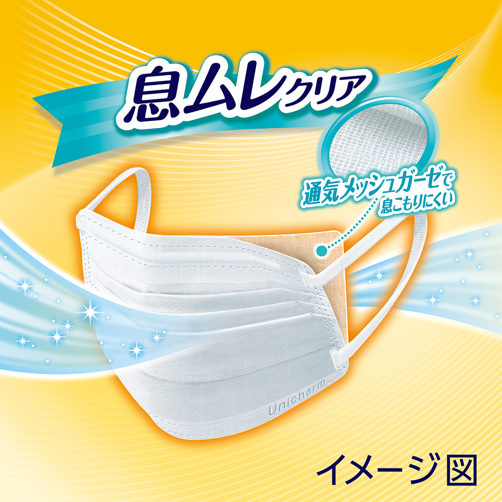 超快適マスク 息ムレクリアタイプ ふつう｜ユニ・チャーム ダイレクト