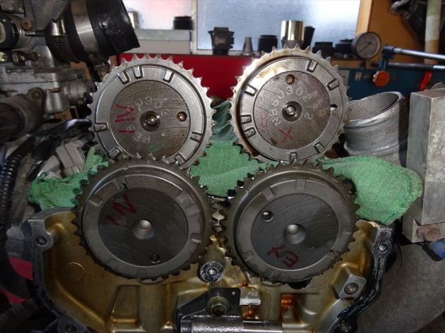 アルト エポ改ワークス HA23S カムシャフト交換中。｜車のチューニング