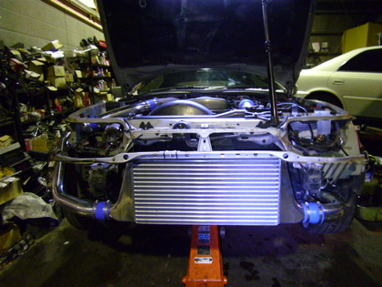 スープラ JZA80 トラスト インタークーラーKIT 取付