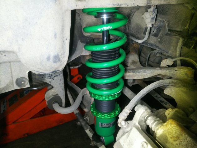 レガシィワゴン BR9 TEIN FLEX Z 車高調 取り付け！｜チューニング