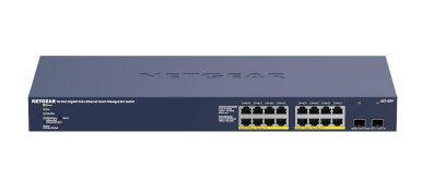 GS716TP | 16-port Gigabit Ethernet PoE+ Smart Switch with 2 SFP