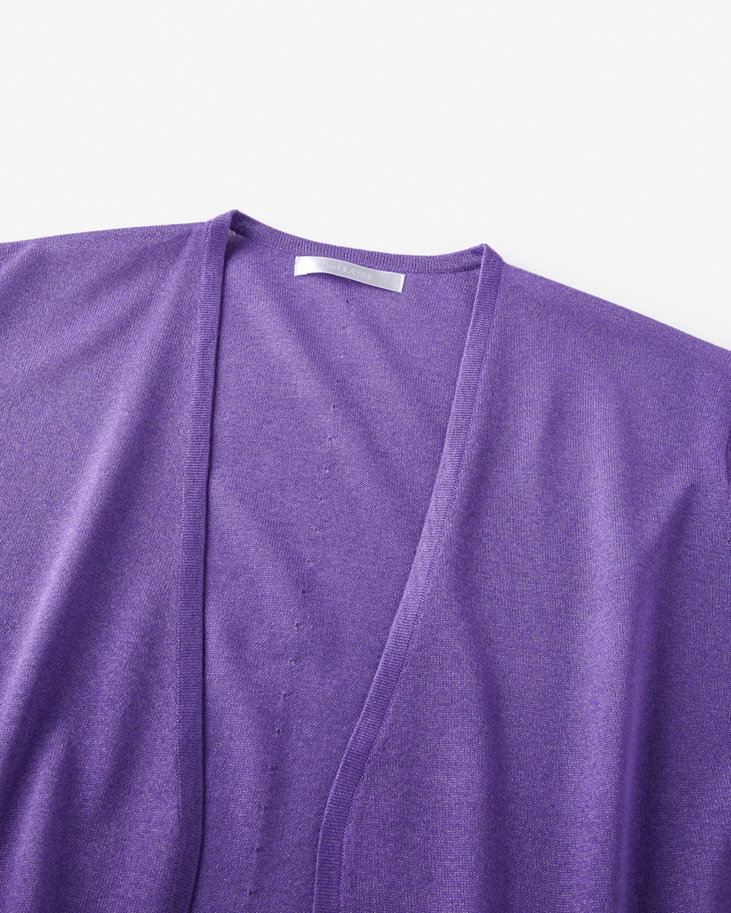 スパークリングニット・ボタンレスカーディガン/DoCLASSE