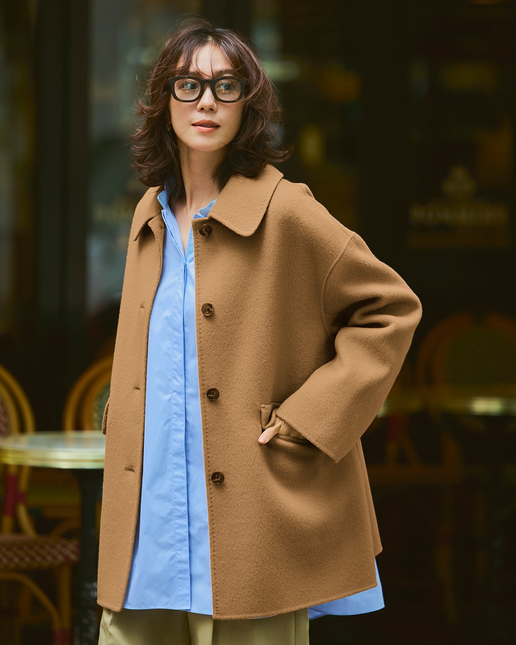 ピュアウールリバー・ミドルステンコート/DoCLASSE