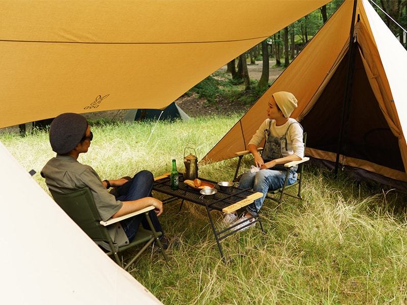 販売終了】ヘーキサタープ（タン） TT5-582-TN - DOD（ディーオー