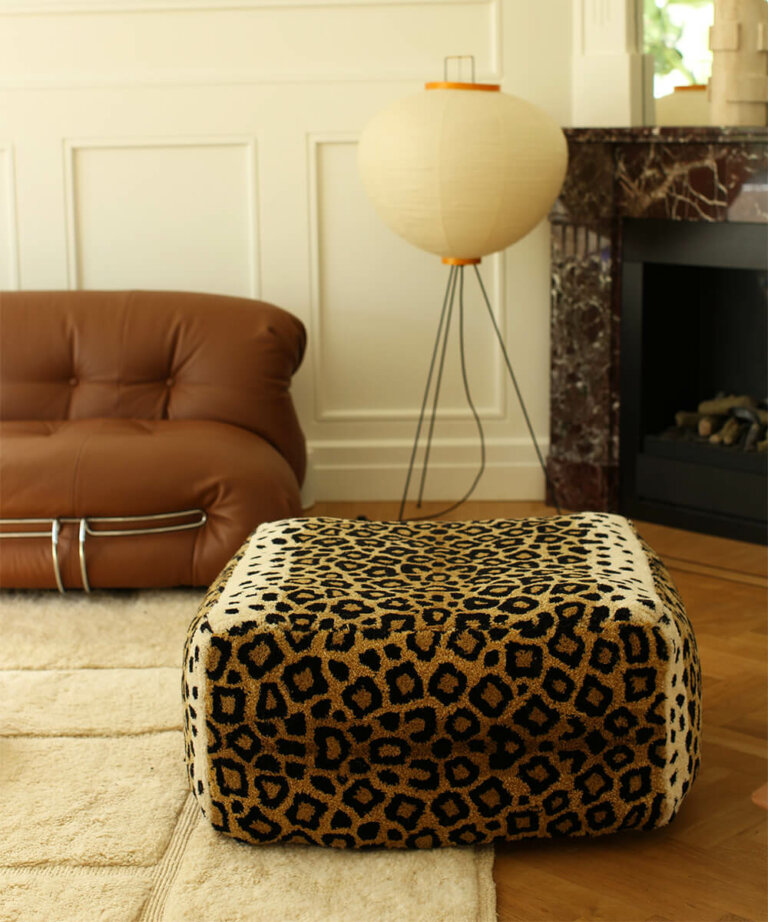 Leopard Pouf - Doing Goods