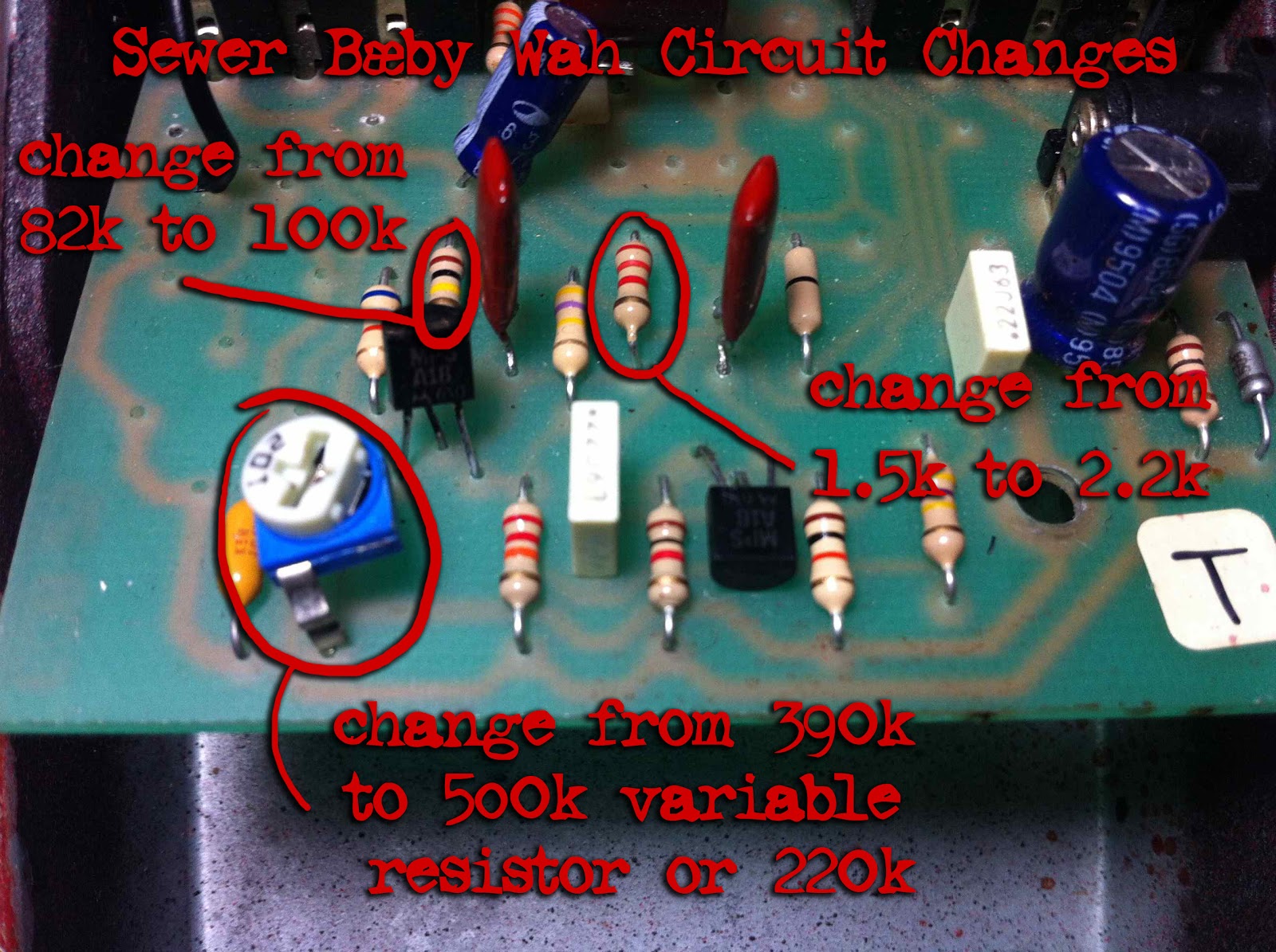 Sewer Bæby part 2: GCB-95 Crybaby mods – Doktor Ross Sewage