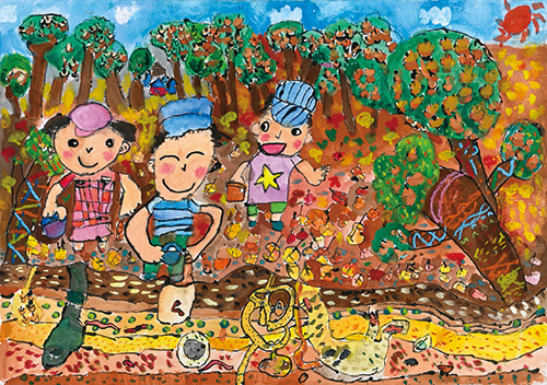 読書感想画中央コンクール入賞作品