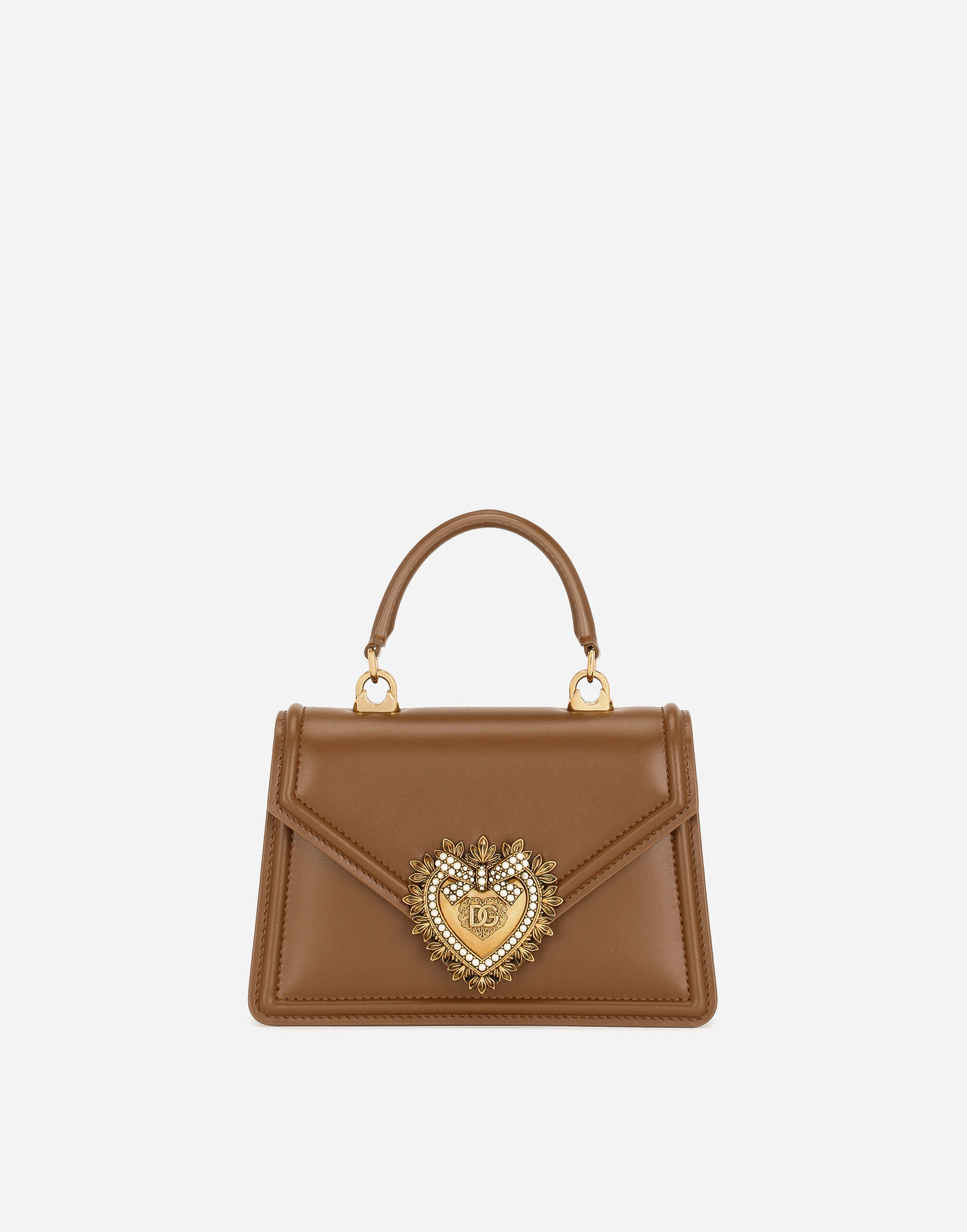 Small Devotion top-handle bag in Beige for Women | Dolce&Gabbana® US