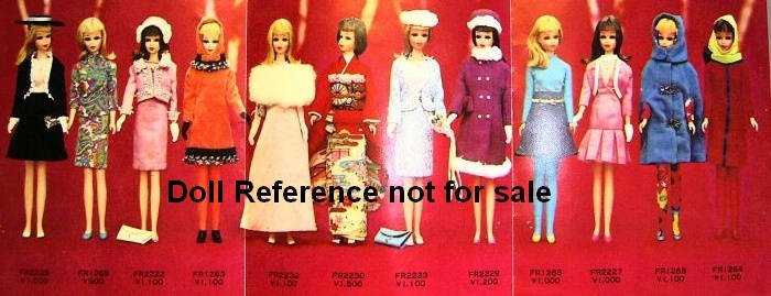 1967-1969 Mattel Francie Vintage Doll Clothes Fashions Japanese