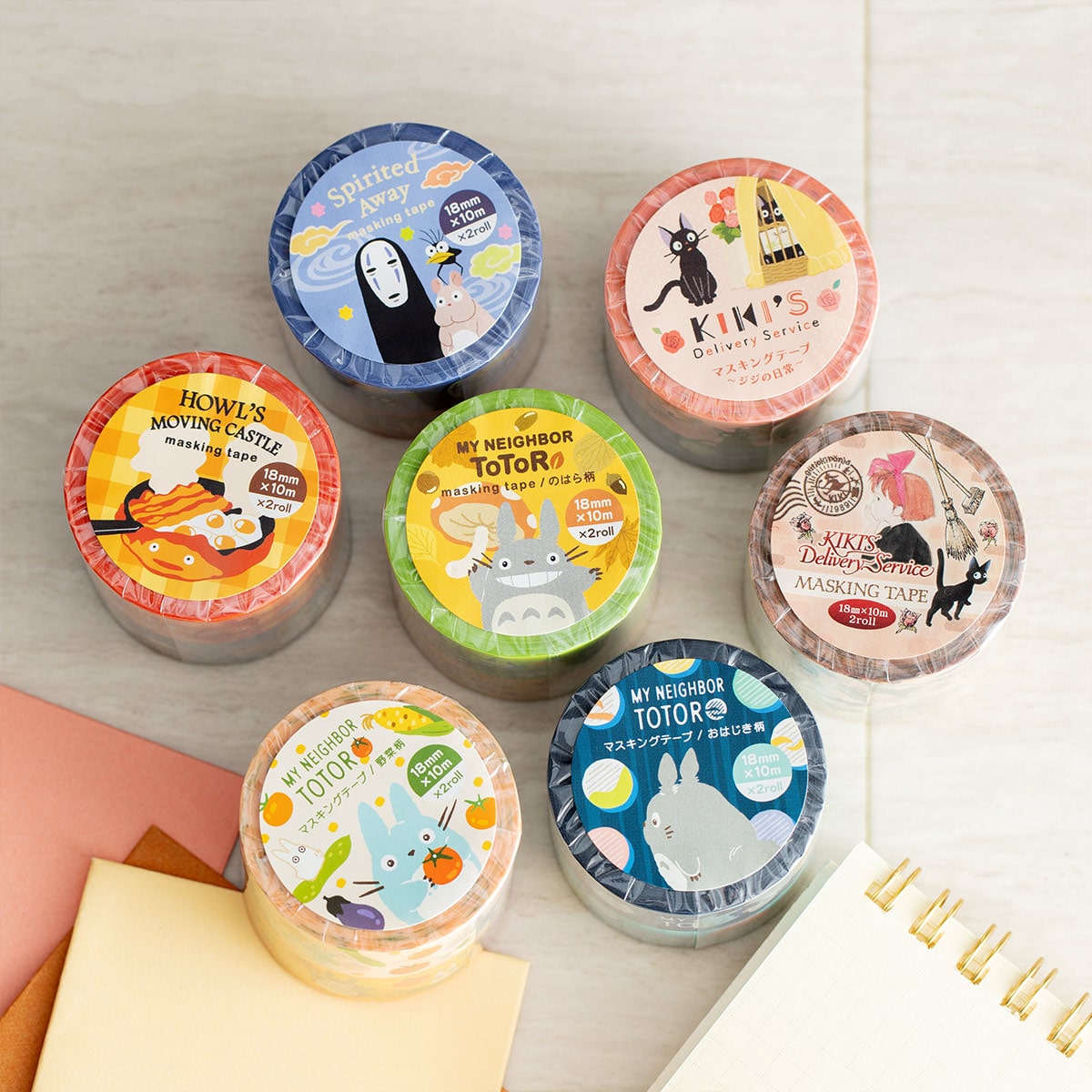 ハウルの動く城 マスキングテープ ベーコンエッグ柄 | どんぐり共和国