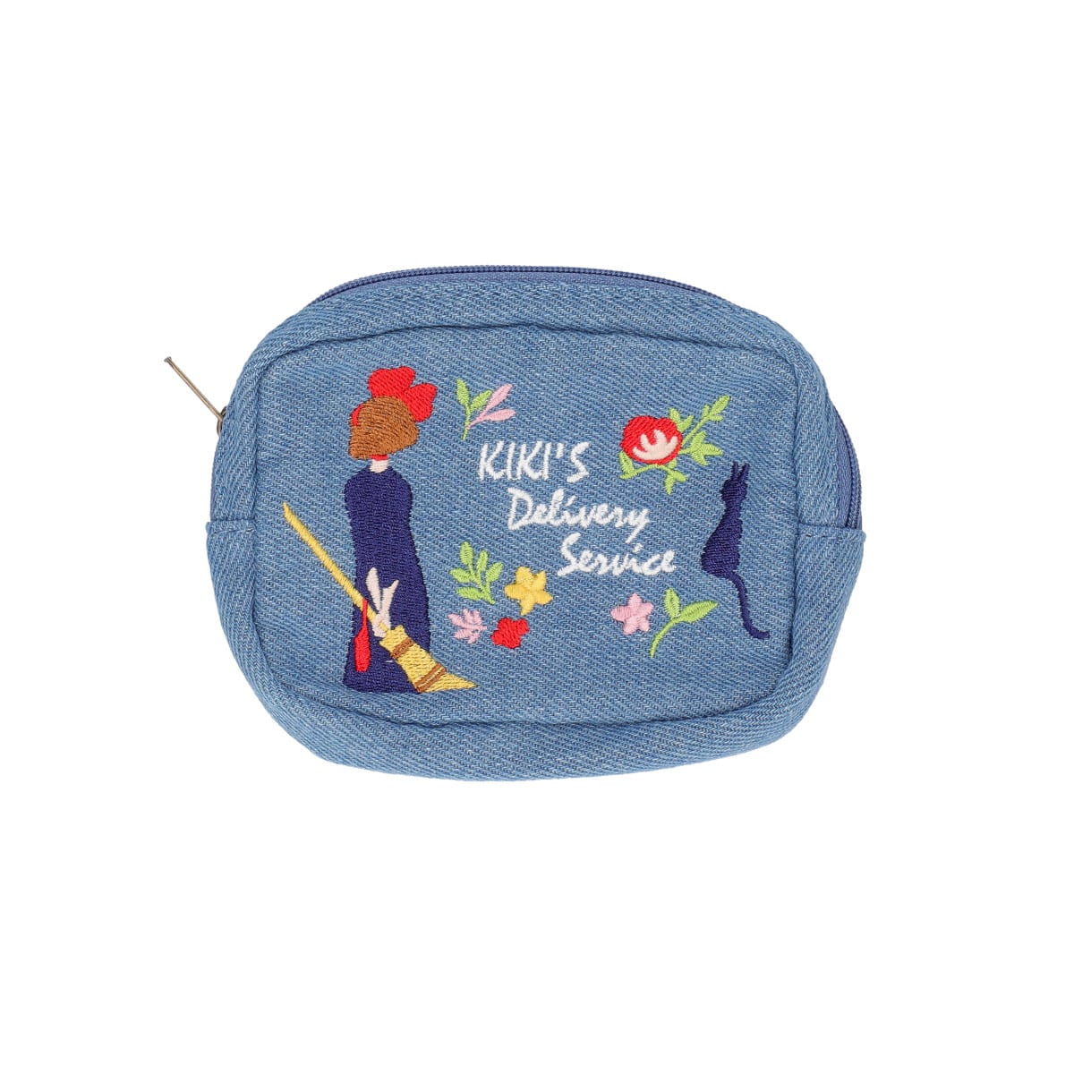 魔女の宅急便 デニム刺繍シリーズ ミニポーチ | どんぐり共和国そらの