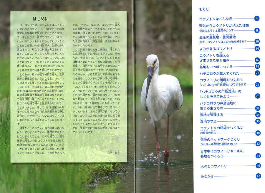 おかえり コウノトリ ―水辺を再生しコウノトリを迎える (守ってのこ