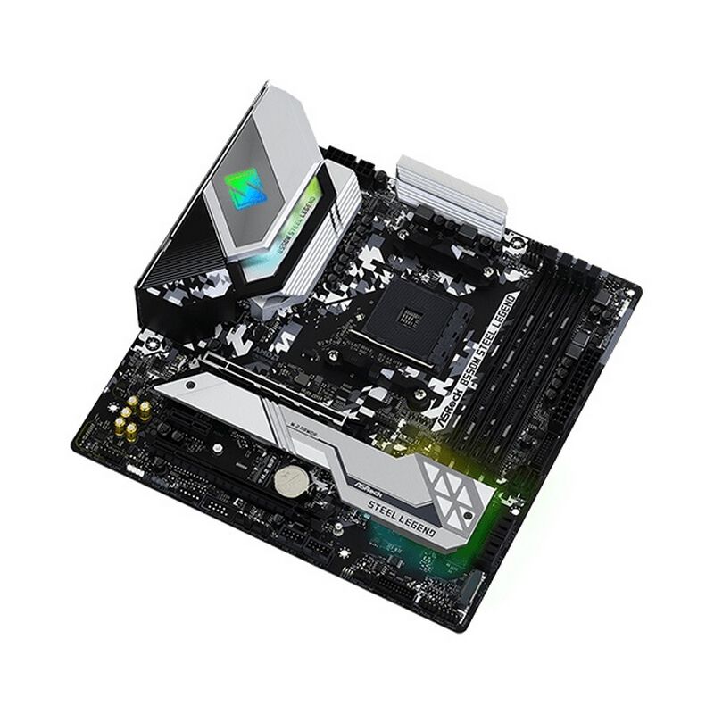 ASRock B550M Steel Legend (B550 AM4 MicroATX) ｜ パソコン通販の