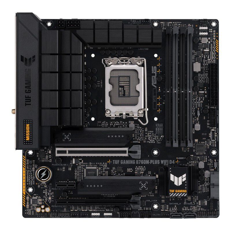 ASUS TUF GAMING B760M-PLUS WIFI D4 (B760 1700 MicroATX