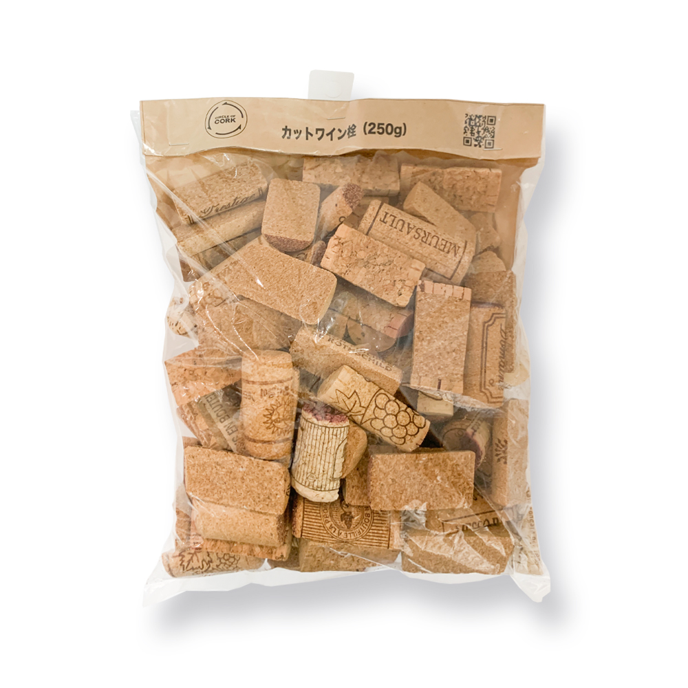 リサイクルコルク 半割ワイン栓 コルクシート 250g | ホームセンター
