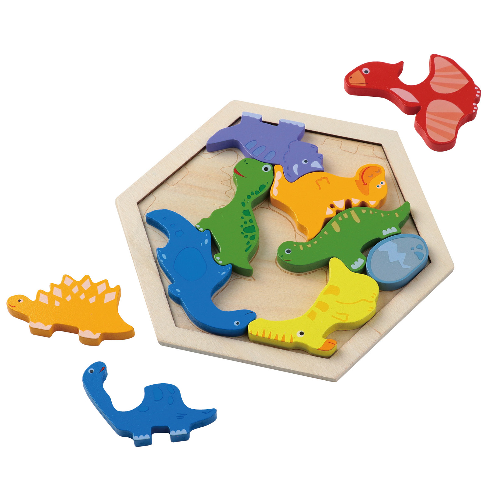 木製六角パズル 恐竜 21762 アーテック 知育玩具 | ホームセンター通販