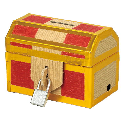 光る!リアルトレジャー貯金箱 58507 アーテック 工作用品