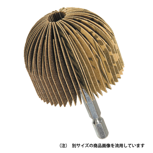 ネジタルフラップU型ホイル 50X40/#60 BS 軸付砥石 粒度:#60