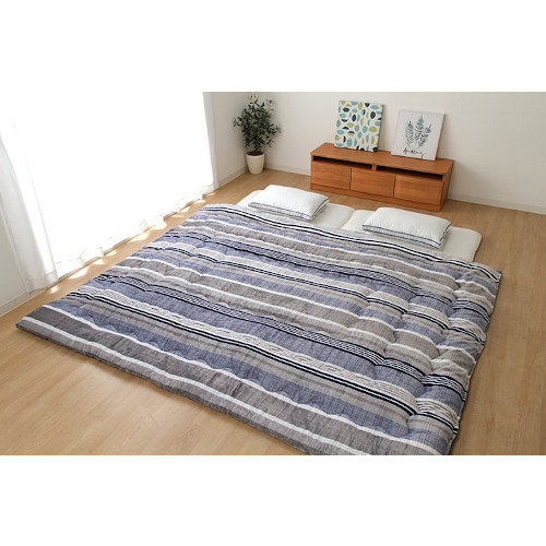 布団 大きい 『だんらん布団』 レッド（ニードル） 190×290cm IKEHIKO