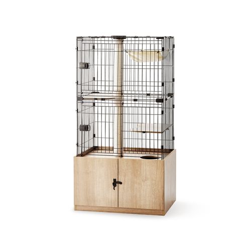 隠れ家キャットランドケージ PKC-800マットブラウン アイリスオーヤマ