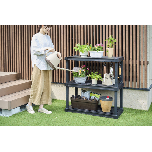 プラスチックラック PLR-9143 アイリスオーヤマ その他多段 3段