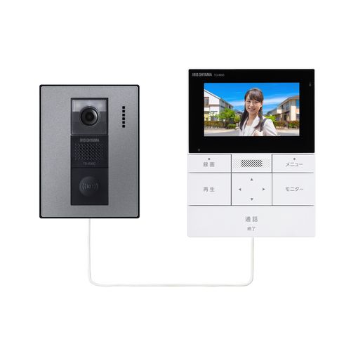 取付工事不可】テレビドアホン TD-SM5030CT-BSH アイリスオーヤマ