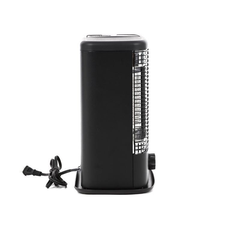 スチーム加湿付電気ストーブ ウォ―ムス ブラック QS213BK QUADS 電気