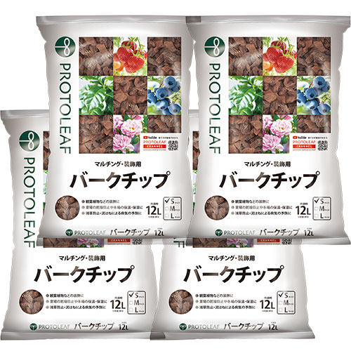 まとめ買い】プロトリーフ バークチップ S 12L×4袋 プロトリーフ 培養