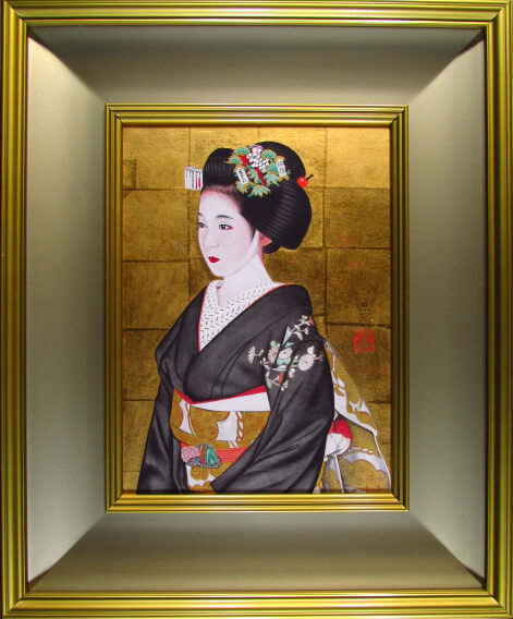 青山亘幹 絵画 夏 日本画 青山亘幹 絵画 夏 日本画