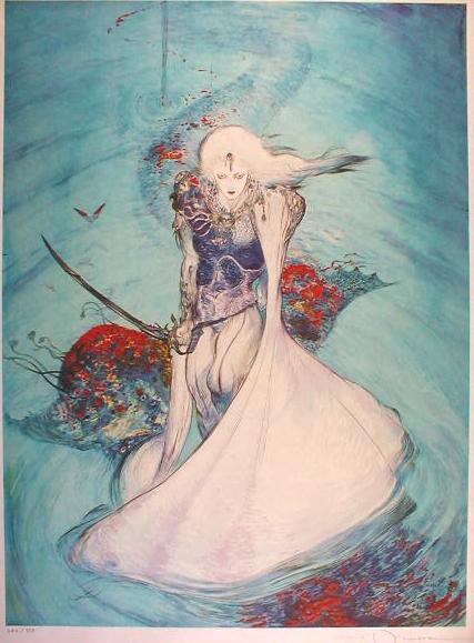 天野喜孝 アルビノの戦士