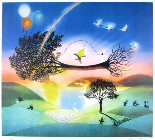 藤城清治 夢がとぶ