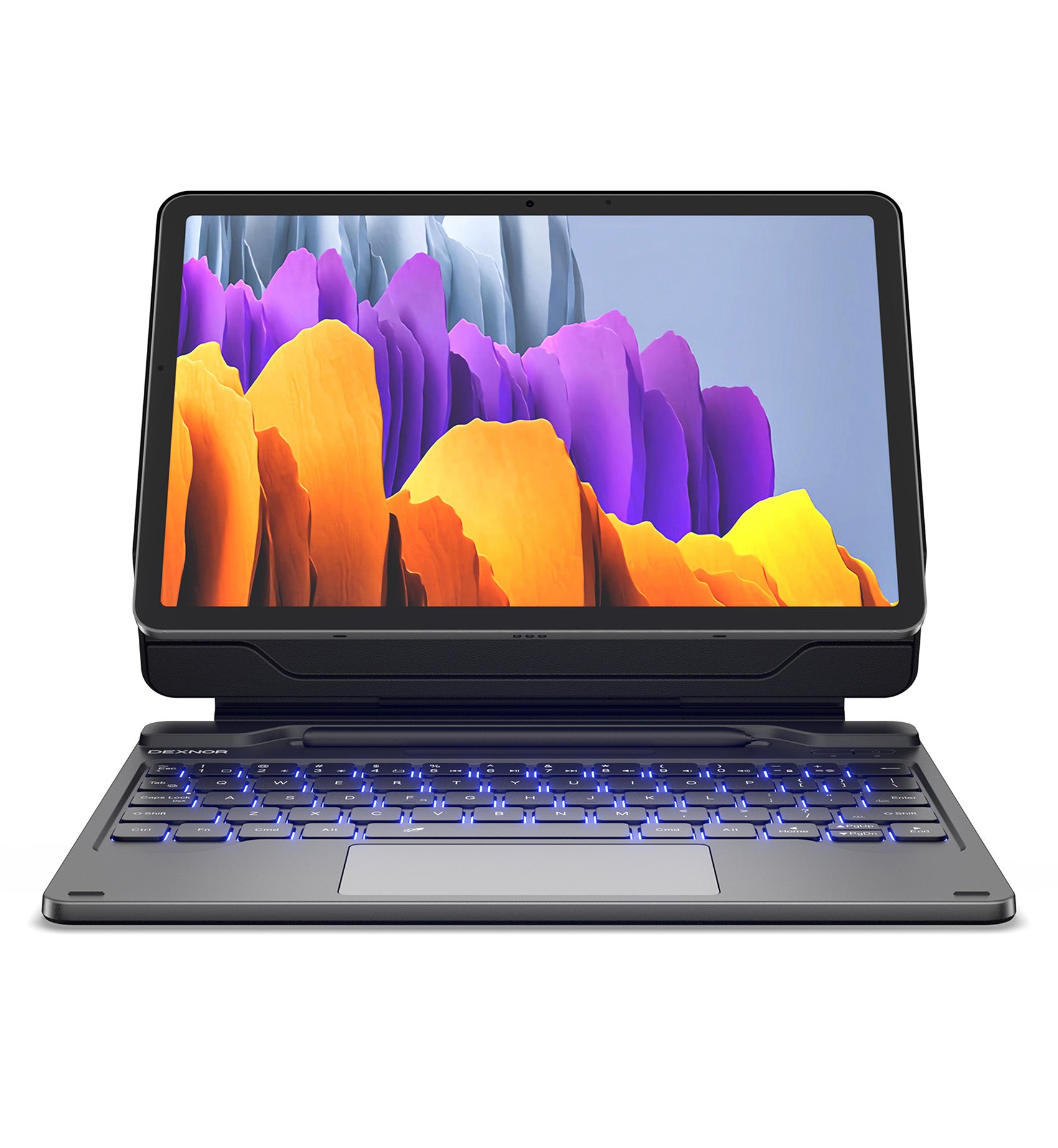 Dexnor Book-Style Cover For Samsung Galaxy Tab S8 Keyboard Case