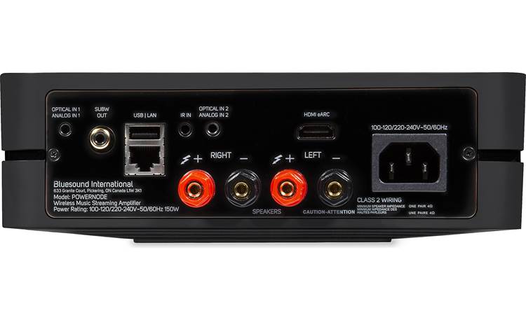 BLUESOUND POWERNODE Streaming music player with built-in stereo