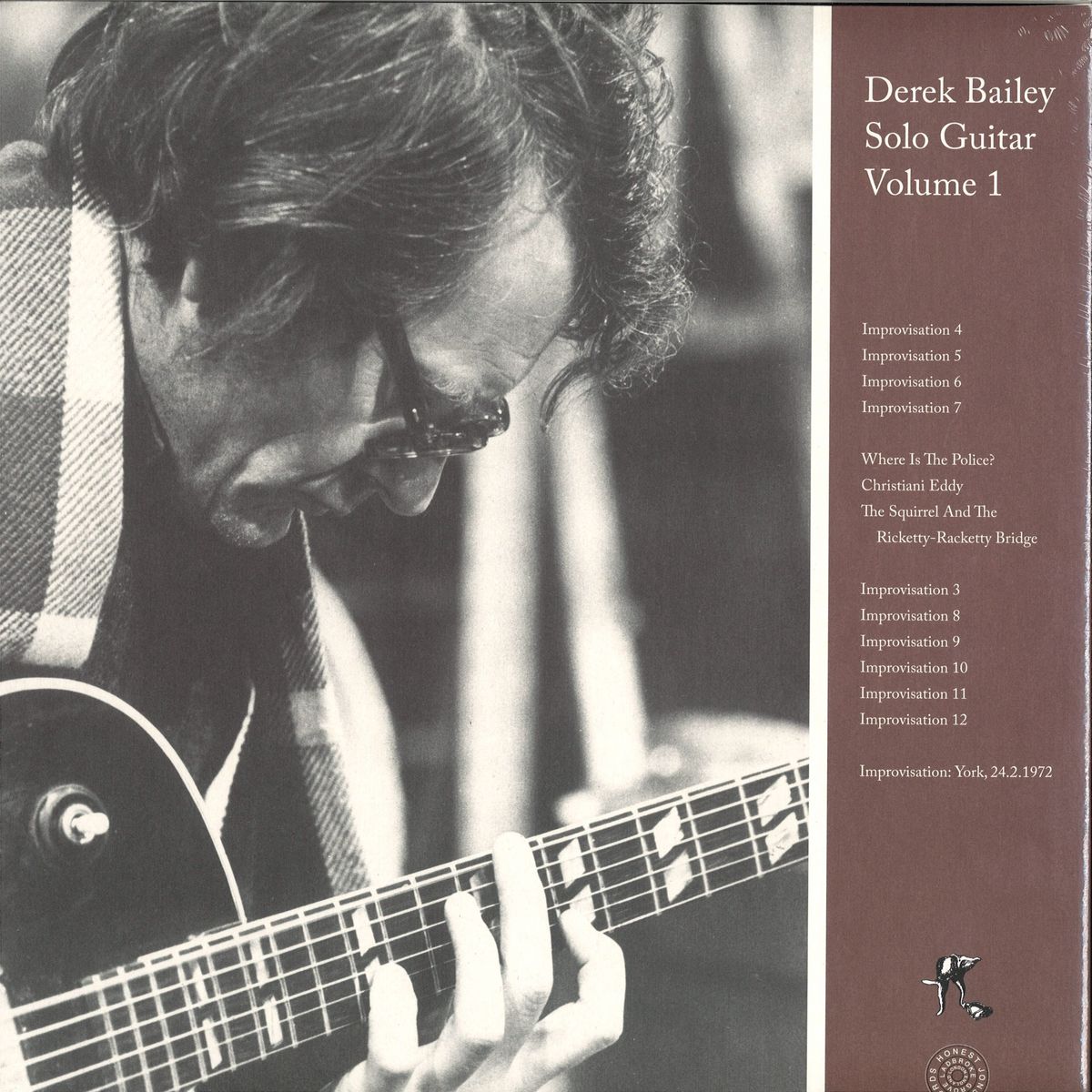 Derek Bailey - Solo Guitar Volume 1 / Honest Jons Records HJRLP200
