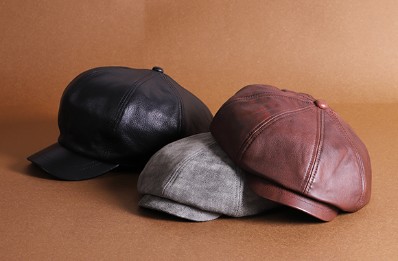 gangsterville レザーキャスケット GANGSTERVILLE レザー