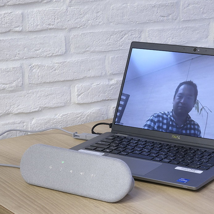 WEB会議をさらに快適に | Dellのノイズキャンセリングスピーカー