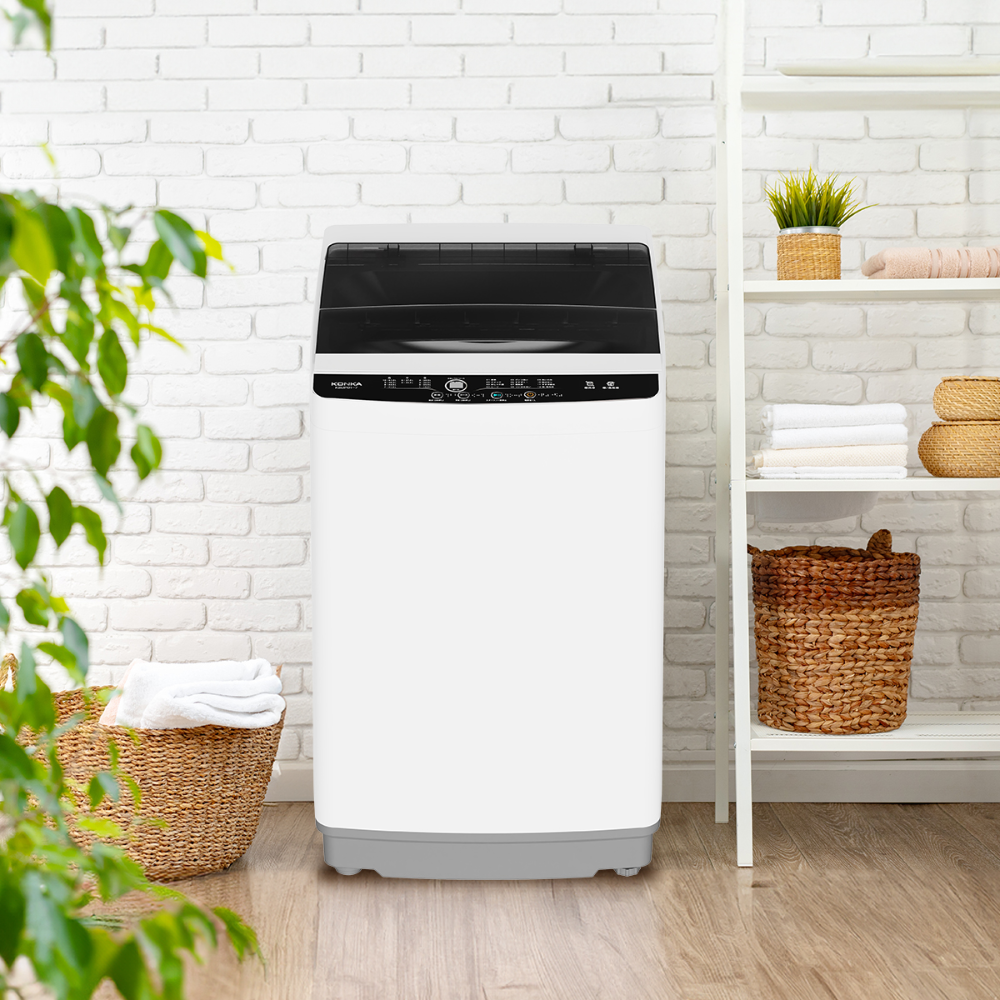デンキチWeb / コンカ KONKA 全自動洗濯機 7kg ホワイト KBJP01-7