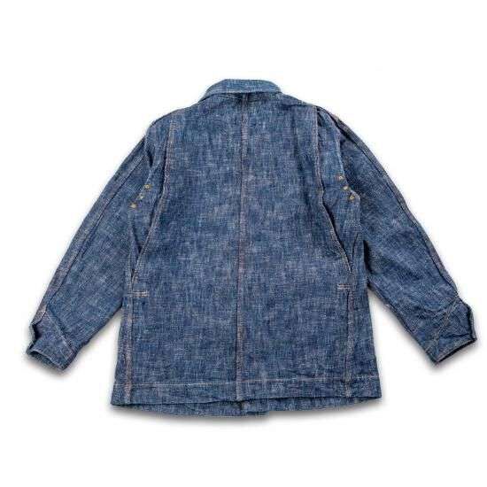 DENIMIO | GZ-KSCA-G.ID 15oz Skein (Kase) Dyed Coverall (GREEN INDIGO)