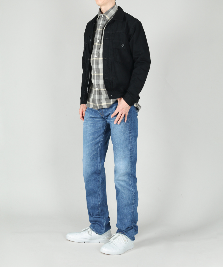 TYPE-2 BLACK DENIM JACKET | デニム研究所 by JAPAN BLUE オンライン