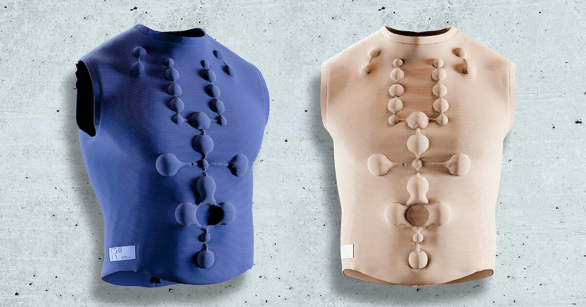innovative vest with soft robots activates acupressure points to