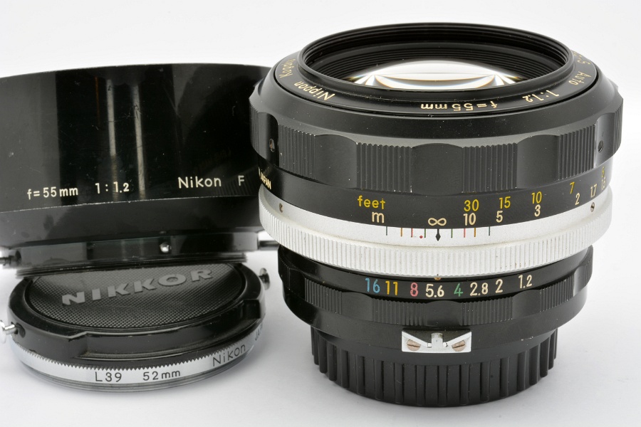 NIKKOR-S Auto 1:1.2 f=55mm No.970215