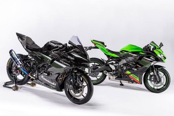 Kawasaki shows race-spec ZX-25R for one-make series 2021