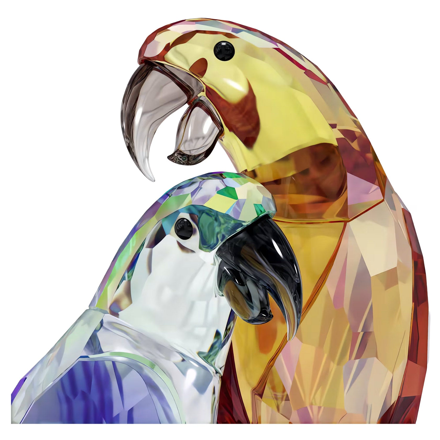 Swarovski Jungle Beats Parrot Couple Bell & Brio – David Shuttle Ltd