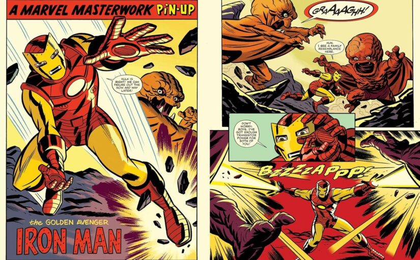 The Avengers in The Veracity Trap, a great self-aware, multi-verse