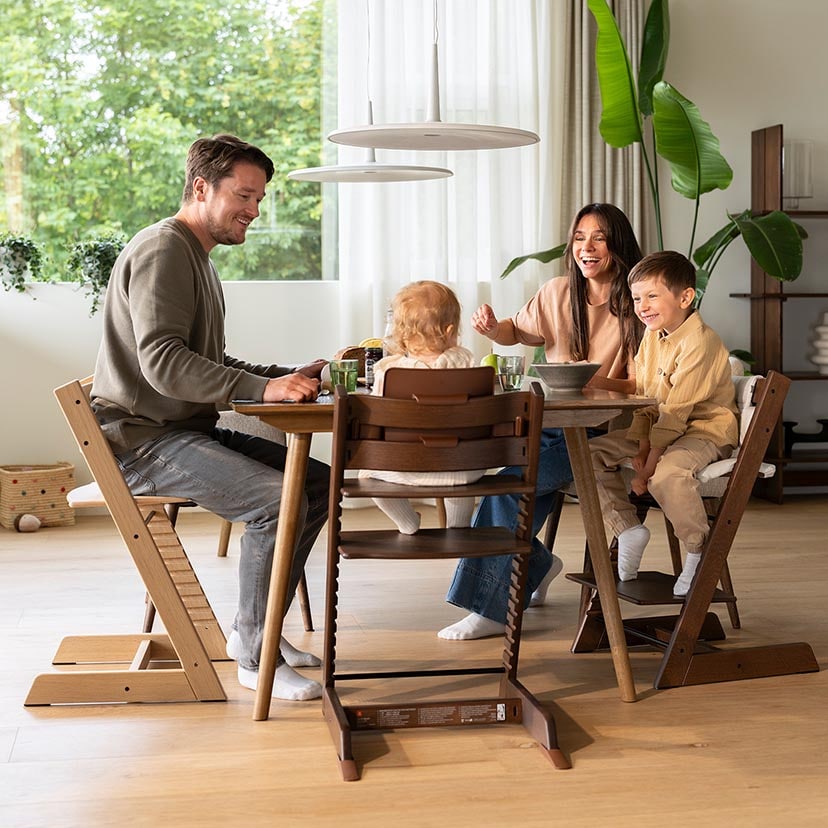 トリップ トラップ/チェア×ベビーセット2/オークウォームブラウン