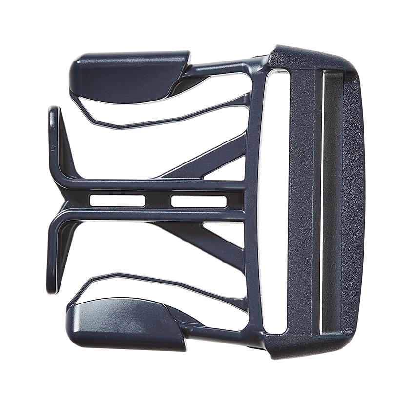 ベビーキャリア・ウエストベルト用ロゴ凸バックル/ブラック(ブラック