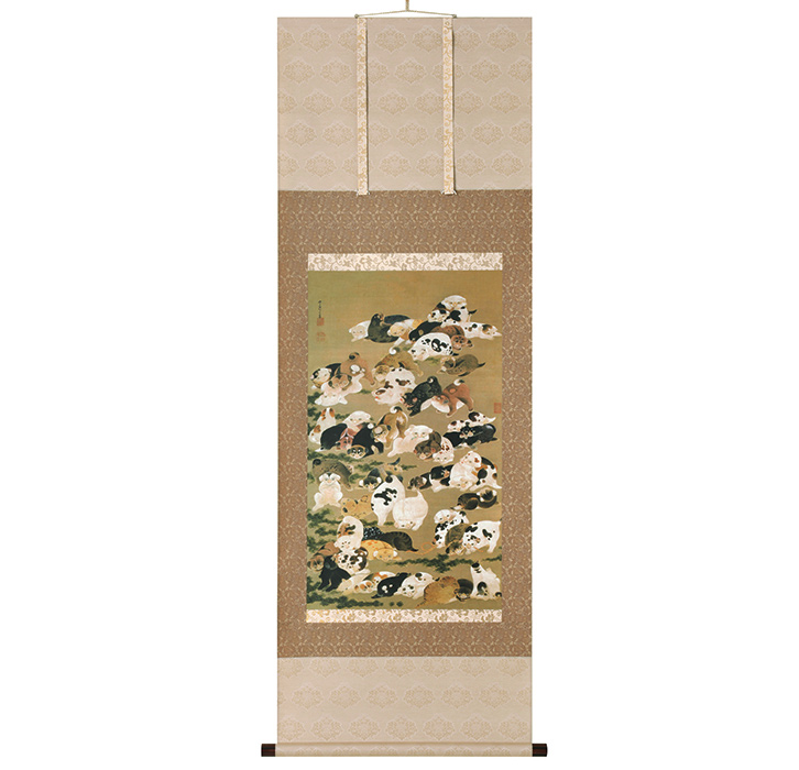 不詳/作者不詳/春郊牧牛画賛/絖本肉筆/布袋屋掛軸HB-138 不詳/作者不詳